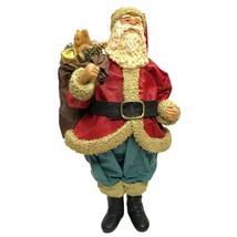 Clothtique Possible Dreams Santa Standing Holding Bag of Toys Presents - £26.47 GBP