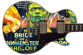 Guitar Skin Axe Wrap Re-skin Vinyl Decal DIY Bride of Frankenstein 222 - $27.71+