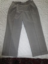 Nwt Slates Men&#39;s Dress Pants Trousers w/Stretch Waistband - 36 X 30 - Lt. Grey - £23.97 GBP