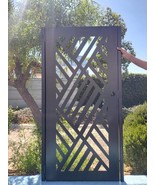 Modern Metal Gate, Custom Pedestrian Gate, Garden Gate - $1,199.00