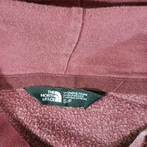 The North Face Women's Burnt Orange Drawstring Hoodie Pullover Sweatshirt Size S image 3