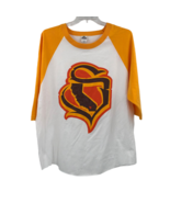 Vtg Alstyle San Diego Padres Raglan Orange White Shirt Size 2XL - £79.80 GBP