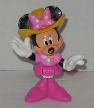 2012 Mattel Disney Mickey Mouse Clubhouse Minnie Mouse Figure Cake Topper - $9.60