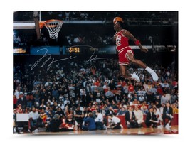 Michael Jordan Autographed 1988 Slam Dunk Photo 30 x 40 UDA - £6,171.84 GBP