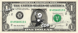 Jack Skellington On Real Dollar Bill Nightmare Before Christmas Disney Cash Mone - £7.14 GBP