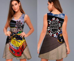 Gumball 3000 Rally racing Vibrant Sublime Print A line Dress - $24.97+