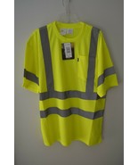 Key Apparel ANSI II Class 3 Hi-Visibility Pocket T-Shirt Hi-Vis Yellow S... - $24.44 CAD