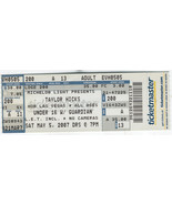 TAYLOR HICKS 2007 TICKET STUB HOUSE OF BLUES LAS VEGAS AMERICAN IDOL SOU... - $9.75