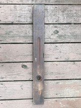 Vintage Stanley 28 1/4 Inch Wood and Brass Level New Britain Conn Patient 1890 - £79.71 GBP
