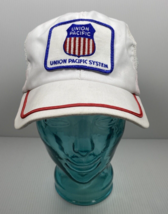 Vintage Union Pacific Train Trucker Style Snapback Hat Made in the USA - £11.70 GBP
