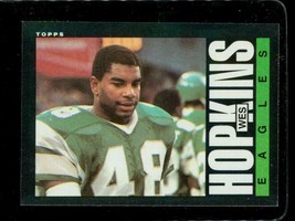 Vintage 1985 TOPPS Football Trading Card #129 WES HOPKINS Philadelphia Eagles - £8.55 GBP