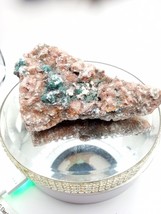 Stunning Rosasite Covered with Selenite on Calcite Matrix ~  FREE SHIPPING - £17.92 GBP