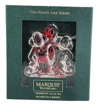Vtg Waterford Marquis Noah&#39;s Ark Series Monkeys Two By Two New In Box - £18.99 GBP