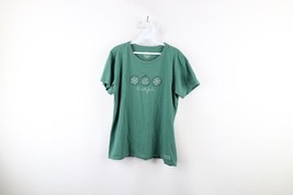 Life Is Good Womens Size Large Faded Christmas Snowflake Grateful T-Shir... - $24.70