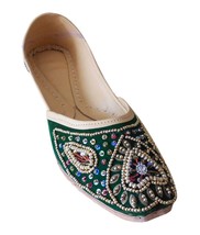 Women Shoes Indian Handmade Party Wear Leather Oxfords Mojari US 9.5-12 - £31.96 GBP