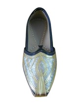Men Shoes Indian Handmade Ethnic Leather Loafers Punjabi Khussa Jutties US 8 - £43.24 GBP