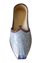 Men Shoes Indian Handmade Khussa Mojaries Leather Loafers Jutti US 8.5 - £43.24 GBP