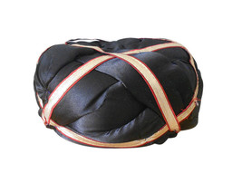 Men Pagri Indian Handmade Rajasthani Safa Top Hat Turban Silk Blend Traditional  - £31.96 GBP