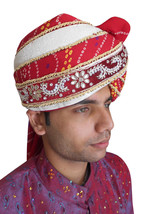 Men Hat Indian Handmade Designer Turban Top Hats Sherwani Pagri Groom Pag Large - £39.30 GBP