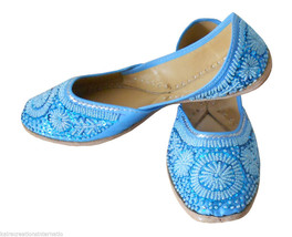 Women Shoes Indian Handmade Oxfords Leather Mojari Traditional Jutti US 8 - £35.58 GBP