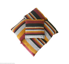 Cushion Covers Handloom Handmade Indian Cotton Pillow Covers Decor 16&quot;  5 Pcs - £26.37 GBP