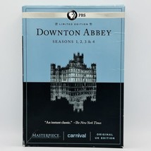 Downton Abbey Seasons 1-4 Limited Edition (DVD, 2014, 12-Disc Set) 1,2,3,4 PBS - £6.25 GBP
