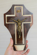 ⭐vintage crucifix ,holy water font ⭐ - £31.25 GBP