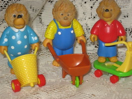 McDonald&#39;s Happy Meal Collectible-Berenstain Bears Figures-Set of 3-1987 - $12.00