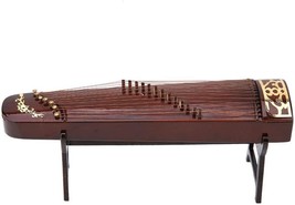 Miniature Guzheng Wooden Musical Instrument Model with Gift Box Display Mini - £31.26 GBP