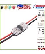 12 Pack 2 Way Solderless Wire Splice Connectors for 20-24 AWG - Compact ... - $29.11 CAD