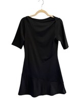 TITLE NINE Womens BUTTAH Dress Black Short Sleeve Stretch Sz Small - £29.85 GBP