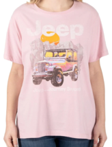 Pink Jeep Front Graphic Tee Shirt Sz X-Lg Relaxed Fit Cotton Jersey Gift... - $458.95 MXN