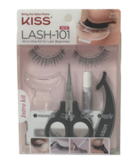 All-In-One Kit - EYELASHES Kiss Lash-101, Measure, Trim, Glue &quot;BRAND NEW... - $5.36 CAD