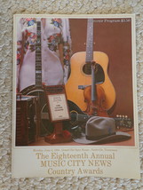 SOUVENIR PROGRAM JUNE 4, 1984 MUSIC CITY COUNTRY AWARDS (#1784) - $285.35 MXN
