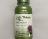 GNC Herbal Plus Milk Thistle 200mg Liver Health, 100 Capsules, Exp 05/24... - $14.24