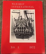 WARSHIP INTERNATIONAL Magazine #1 1972 photos schematics history modeling - £7.90 GBP