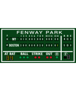 Boston decor, Fenway Park, Green Monster score board Game 5 2004 ALCS - £123.90 GBP