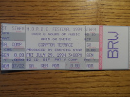 H.O.R.D.E. FESTIVAL TICKET STUB COMPTON TERRACE 1994 ARIZONA BLUES TRAVE... - £6.67 GBP