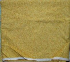 Dark Gold On Golden Yellow Cotton Quilting Fabric 45&quot; Wide X 1 1/2 Yards - £7.98 GBP