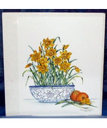 DANCING DAFFODILLS by Linda Lord S/N New Watercolor Print - £15.71 GBP