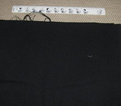 BLACK Polyester Jersey Fabric 44&quot; wide units $4 per yard - $1.00