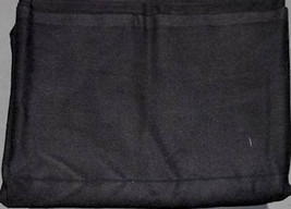 BLACK Polyester Single Knit Fabric Remnant 27&quot; long x 64&quot; wide  - £1.59 GBP