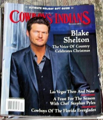 COWBOYS &amp; INDIANS Magazine December 2012 Blake Shelton - $0.99