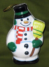 4 SNOWMAN Decorated COLLECTIBLE TIN NWT - £1.56 GBP