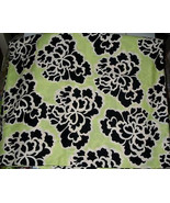 BLACK &amp; WHITE FLORAL on LIME Cotton Quilt Fabric 46&quot; wide x 2 yards - €8,57 EUR
