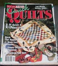 4 Mc Call&#39;s Quick Quilts Magazine Jan Mar May Nov 2003 - £3.16 GBP