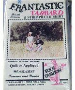 FRANTASTIC Tabbard &amp; Strip-Pieced Skirt Pattern Adult Fran Galipp - $93.85 MXN