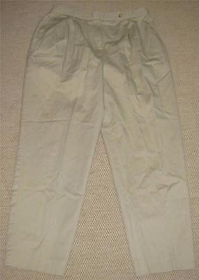 Ladies BEIGE Brushed Chino Twill PANTS Size 14 David Brooks - $9.99