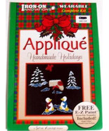 Full Color Iron-on Applique Kit Handmade holidays NIP - £2.36 GBP
