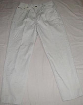 Ladies KHAKI Beige DENIM JEANS Size 14 Calvin Klein Jeans - £14.92 GBP